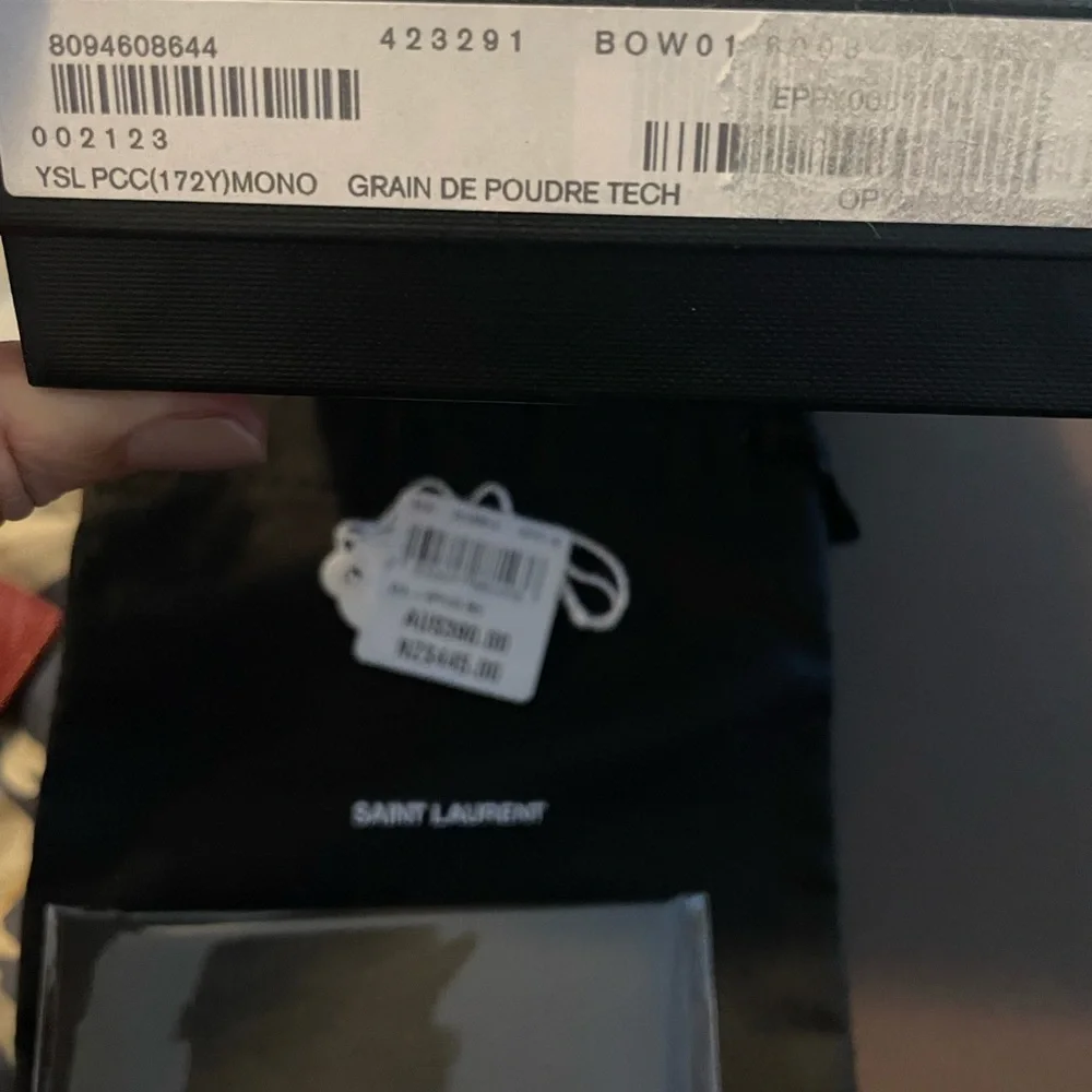 Saint Laurent YSL credit card case Opyum Red - Picture 7 of 9